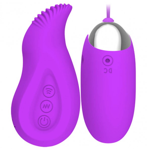 PRETTY LOVE - Fairy Wireless Remote Vibrating Egg (Chargeable - Purple)